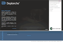 Tablet Screenshot of deplanche.com